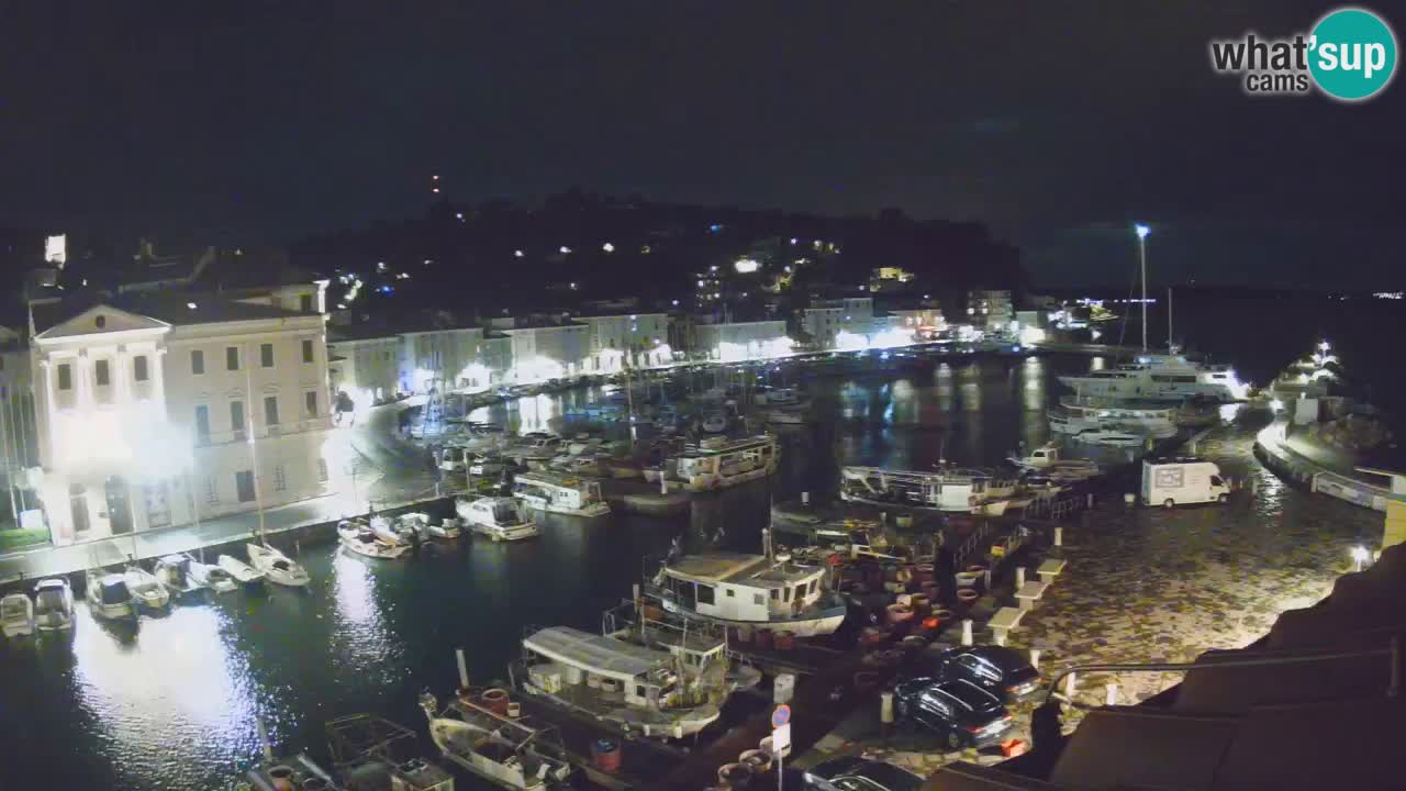 Live webcam da Pirano “Mandrač” – Splendida vista live da Villa Piranesi