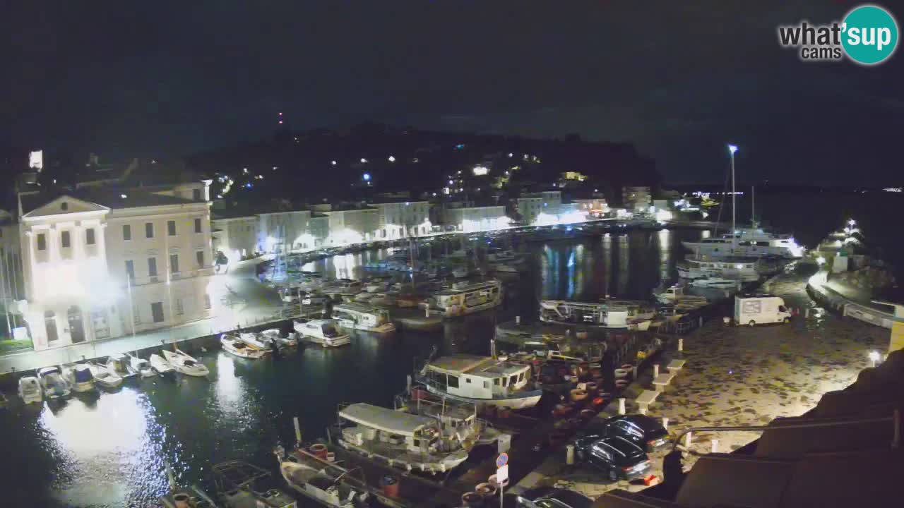 Live-Webcam aus Piran “Mandrač” – Erstaunliche Live-Ansicht von Villa Piranesi