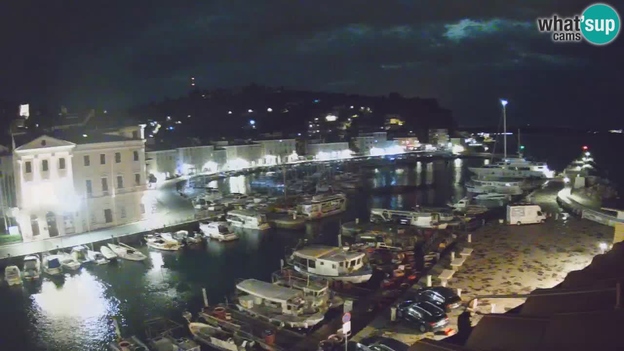 Live-Webcam aus Piran “Mandrač” – Erstaunliche Live-Ansicht von Villa Piranesi