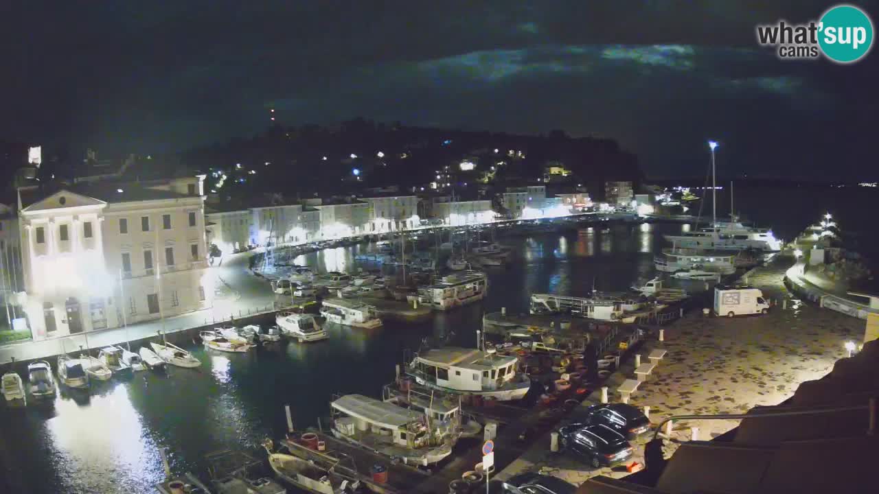 Live-Webcam aus Piran “Mandrač” – Erstaunliche Live-Ansicht von Villa Piranesi
