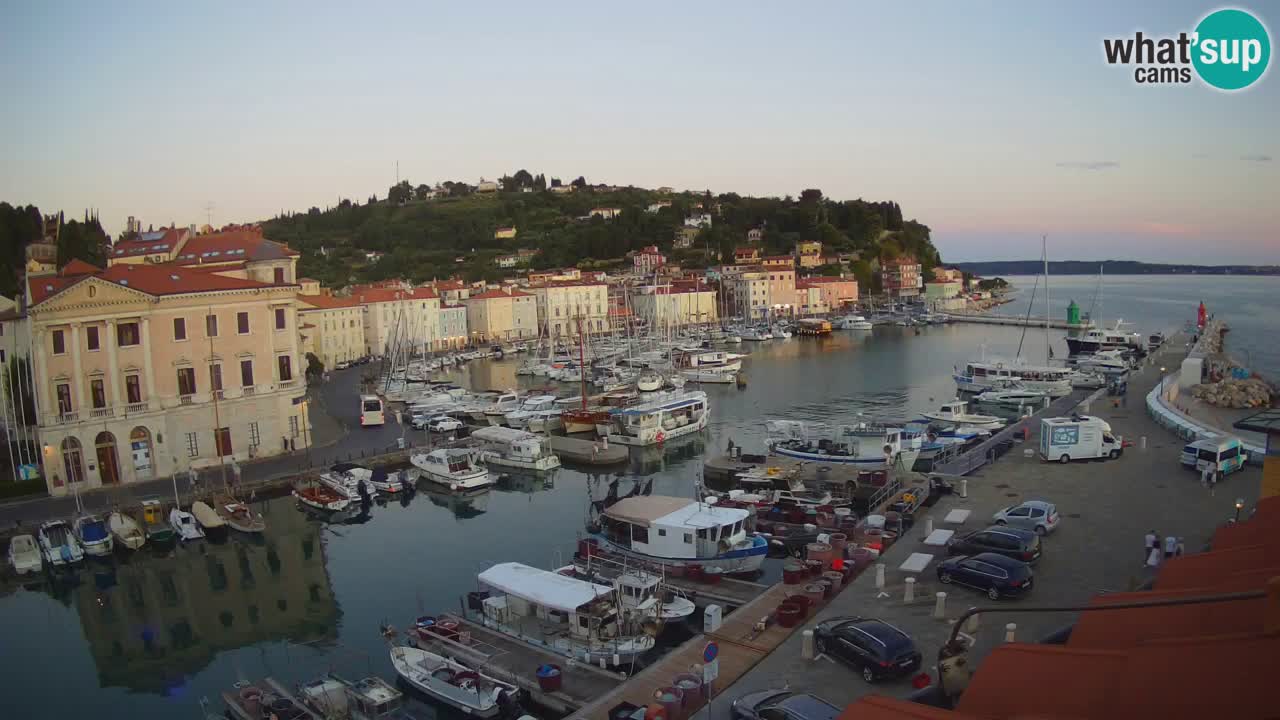 Live webcam from Piran “Mandrač” – Amazing live view from Villa Piranesi