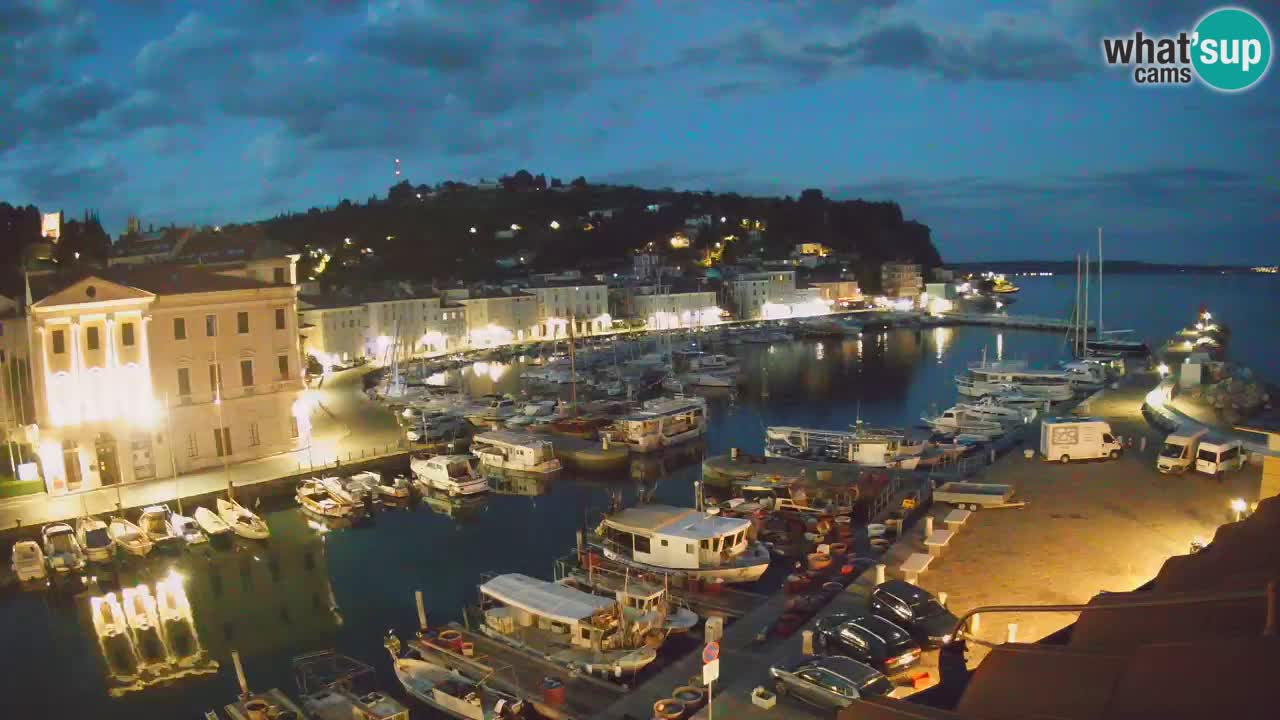 Live-Webcam aus Piran “Mandrač” – Erstaunliche Live-Ansicht von Villa Piranesi