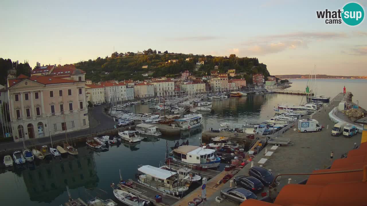 Live webcam from Piran “Mandrač” – Amazing live view from Villa Piranesi