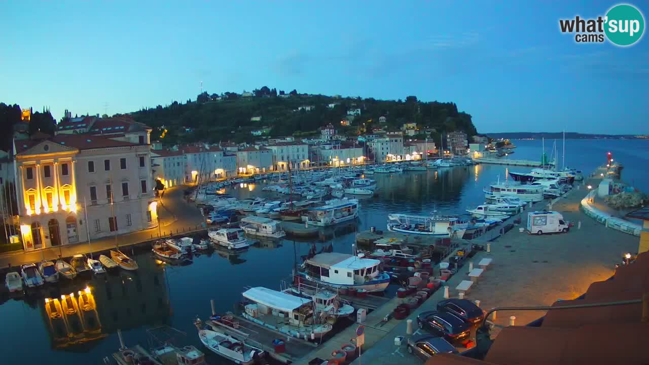 Cámara web en vivo desde Piran “Mandrač” – Increíble vista en vivo desde Villa Piranesi