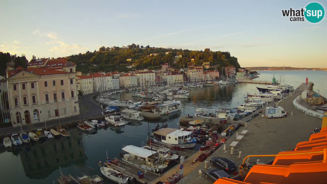 Cámara web en vivo desde Piran “Mandrač” – Increíble vista en vivo desde Villa Piranesi