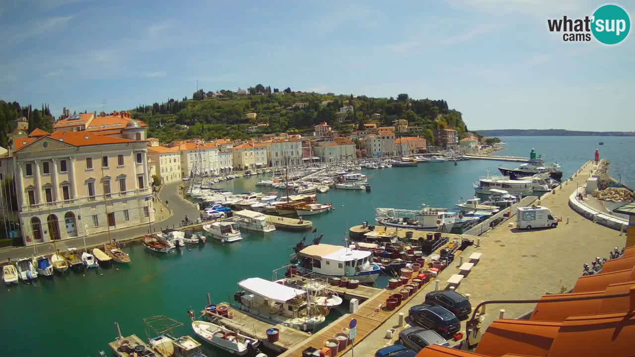 Cámara web en vivo desde Piran “Mandrač” – Increíble vista en vivo desde Villa Piranesi