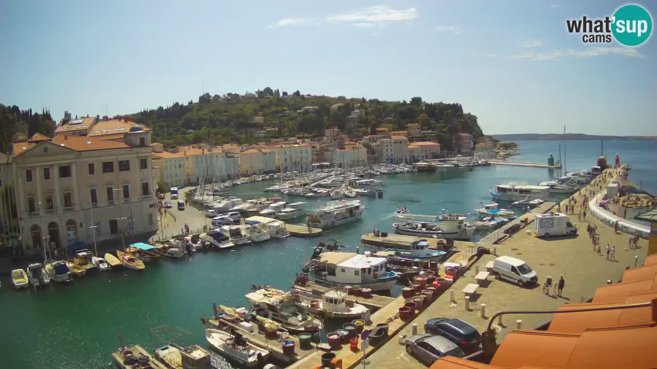 Live webcam from Piran “Mandrač” – Amazing live view from Villa Piranesi