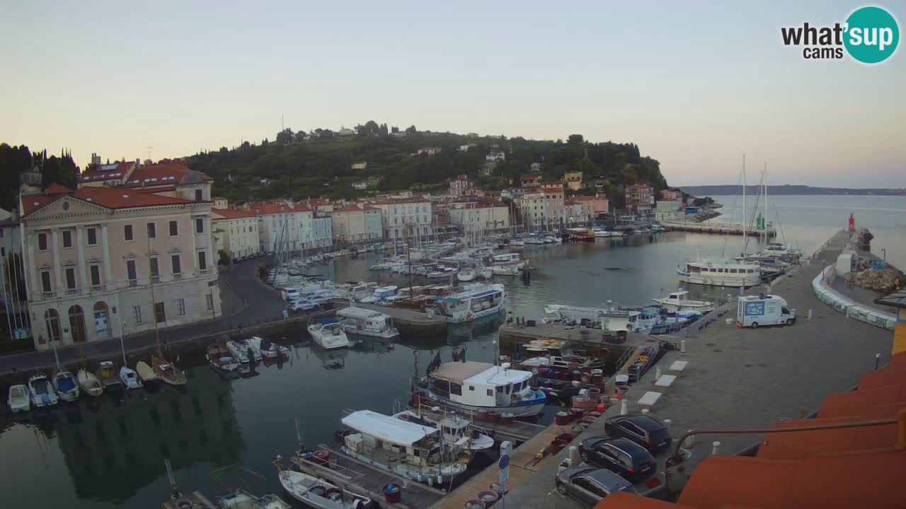 Live-Webcam aus Piran “Mandrač” – Erstaunliche Live-Ansicht von Villa Piranesi