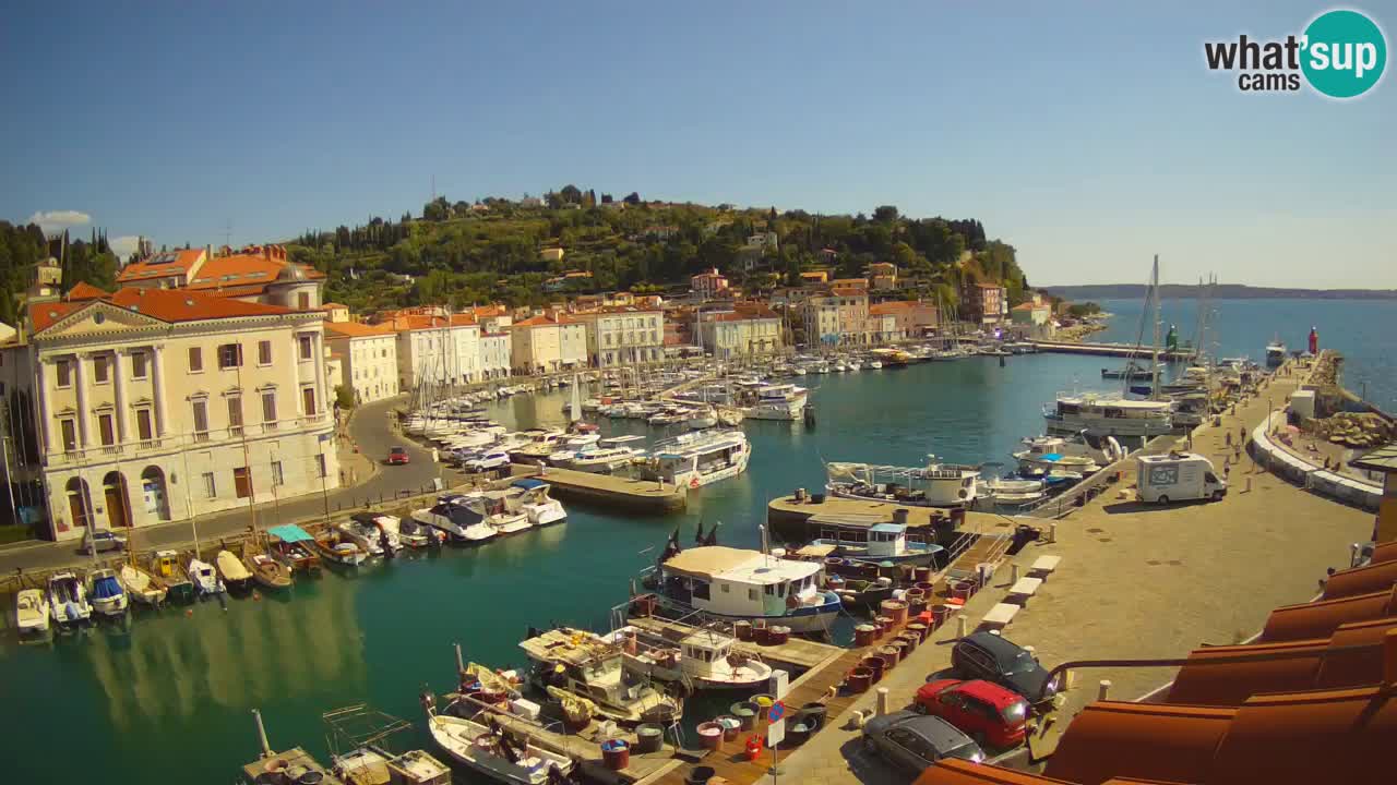Cámara web en vivo desde Piran “Mandrač” – Increíble vista en vivo desde Villa Piranesi
