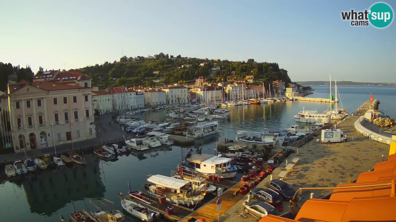 Live webcam from Piran “Mandrač” – Amazing live view from Villa Piranesi