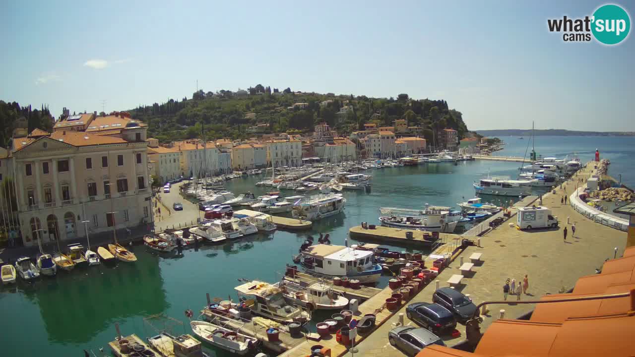 Live webcam from Piran “Mandrač” – Amazing live view from Villa Piranesi