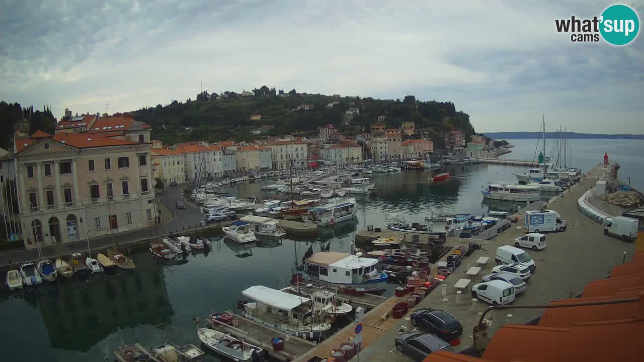 Live webcam from Piran “Mandrač” – Amazing live view from Villa Piranesi