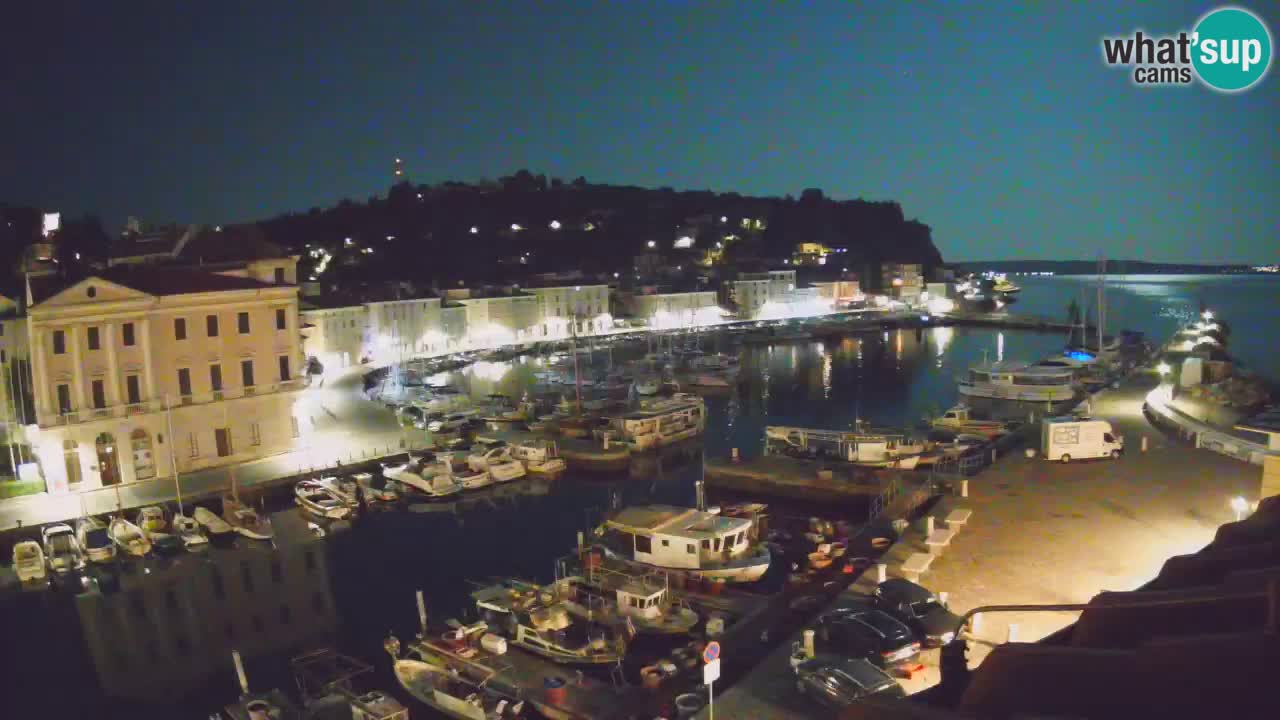 Live-Webcam aus Piran “Mandrač” – Erstaunliche Live-Ansicht von Villa Piranesi