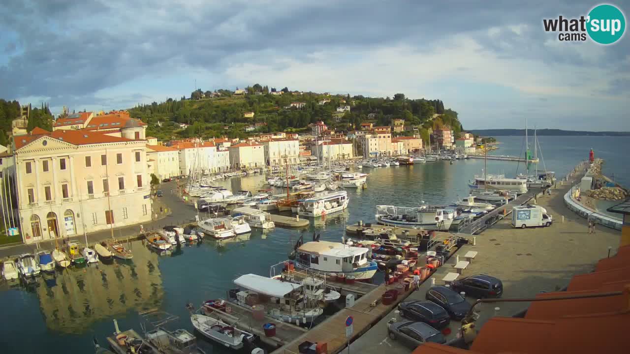 Cámara web en vivo desde Piran “Mandrač” – Increíble vista en vivo desde Villa Piranesi
