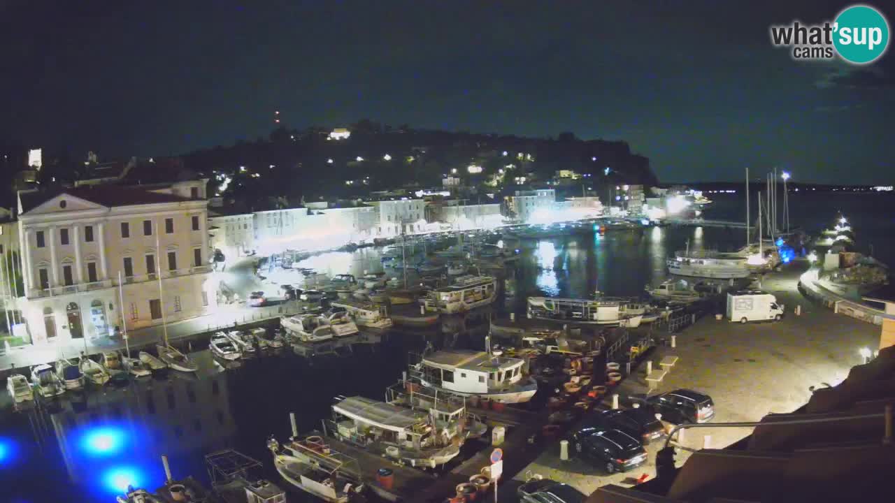 Live-Webcam aus Piran “Mandrač” – Erstaunliche Live-Ansicht von Villa Piranesi