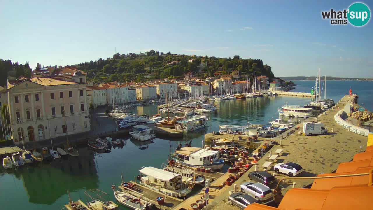 Cámara web en vivo desde Piran “Mandrač” – Increíble vista en vivo desde Villa Piranesi