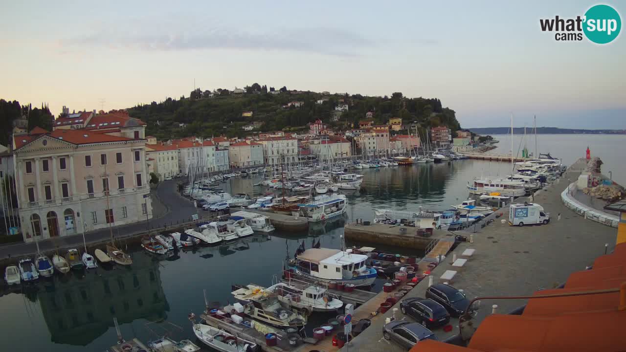 Cámara web en vivo desde Piran “Mandrač” – Increíble vista en vivo desde Villa Piranesi