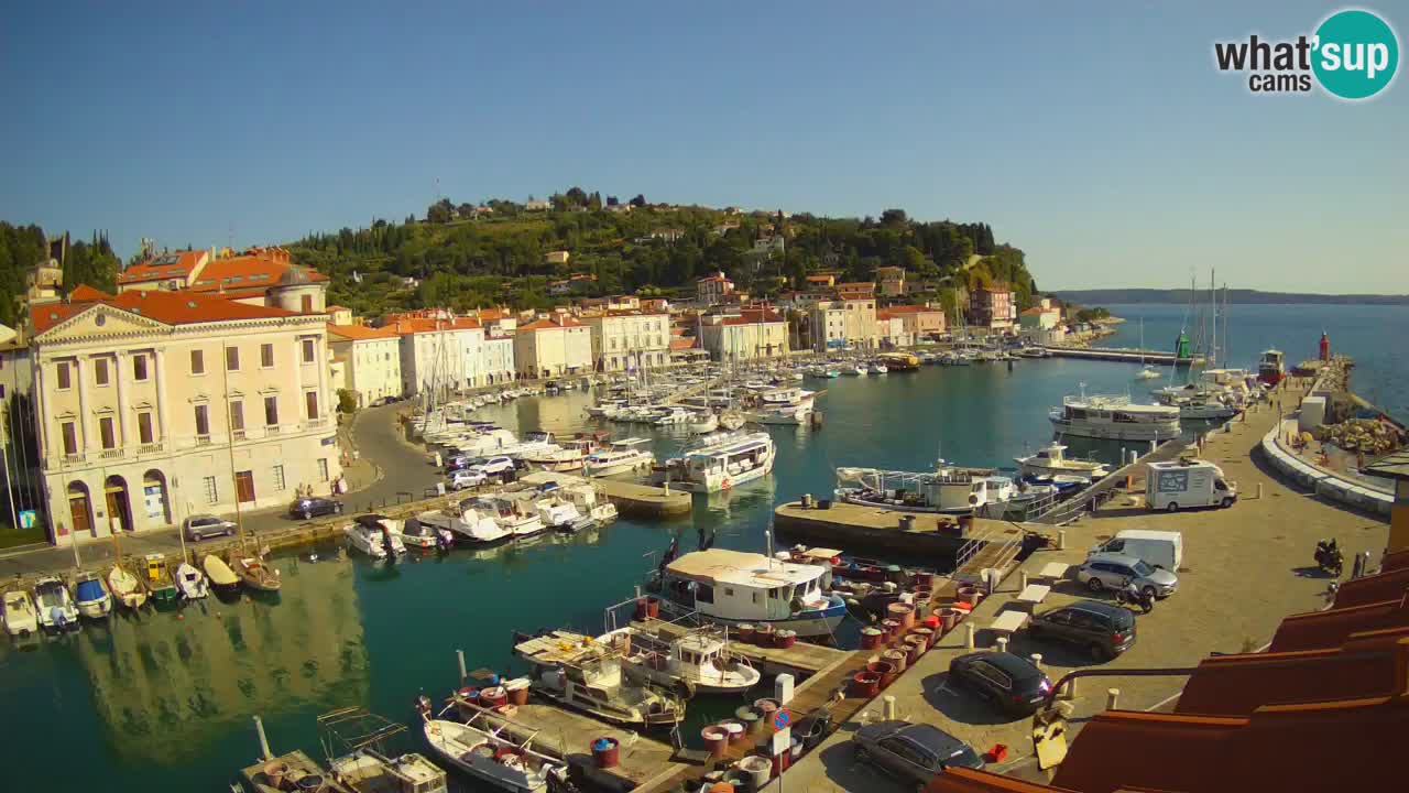 Cámara web en vivo desde Piran “Mandrač” – Increíble vista en vivo desde Villa Piranesi