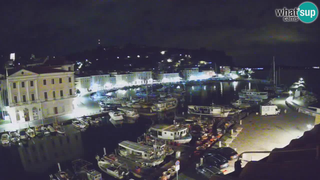 Live webcam da Pirano “Mandrač” – Splendida vista live da Villa Piranesi