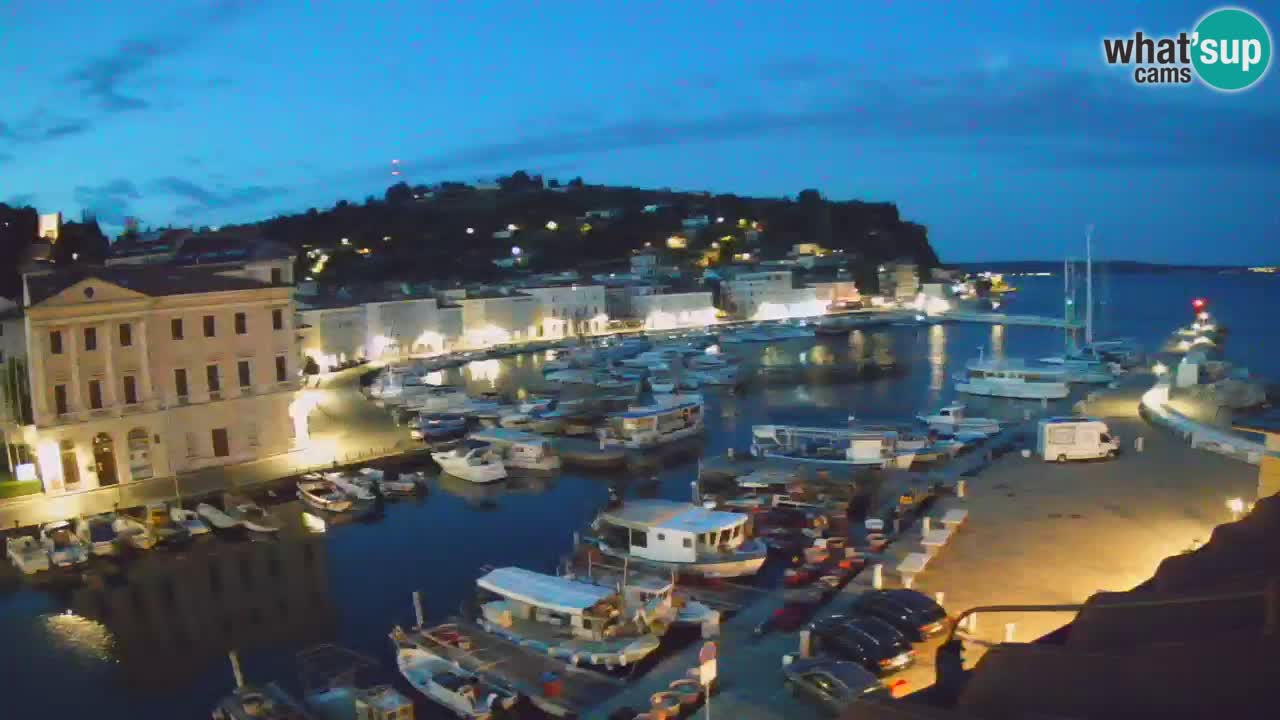Live webcam da Pirano “Mandrač” – Splendida vista live da Villa Piranesi