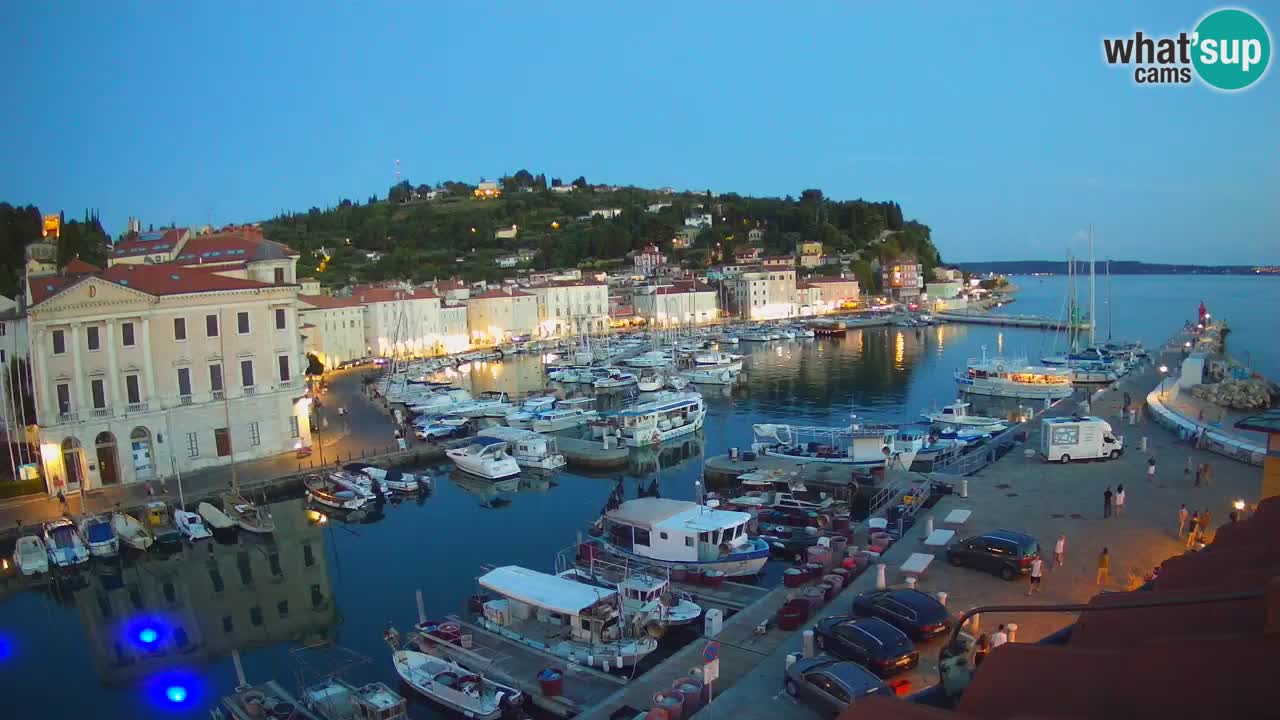 Live-Webcam aus Piran “Mandrač” – Erstaunliche Live-Ansicht von Villa Piranesi