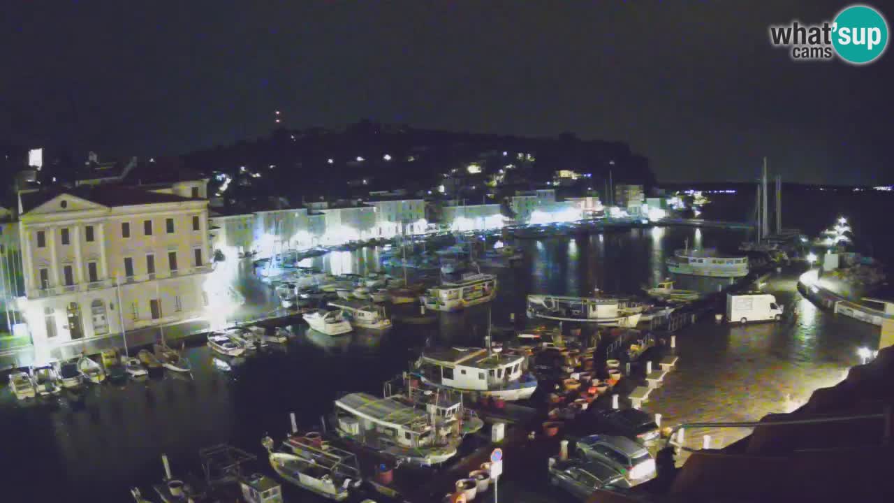 Live-Webcam aus Piran “Mandrač” – Erstaunliche Live-Ansicht von Villa Piranesi
