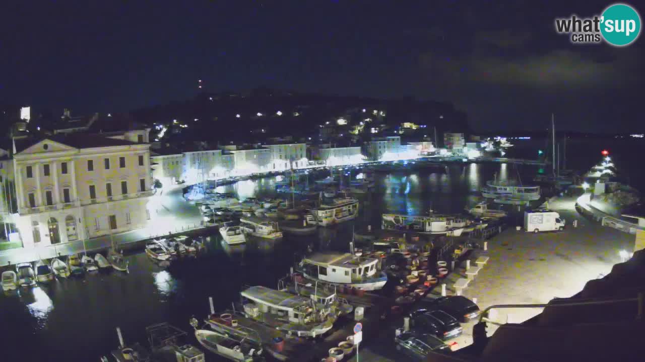 Live webcam da Pirano “Mandrač” – Splendida vista live da Villa Piranesi