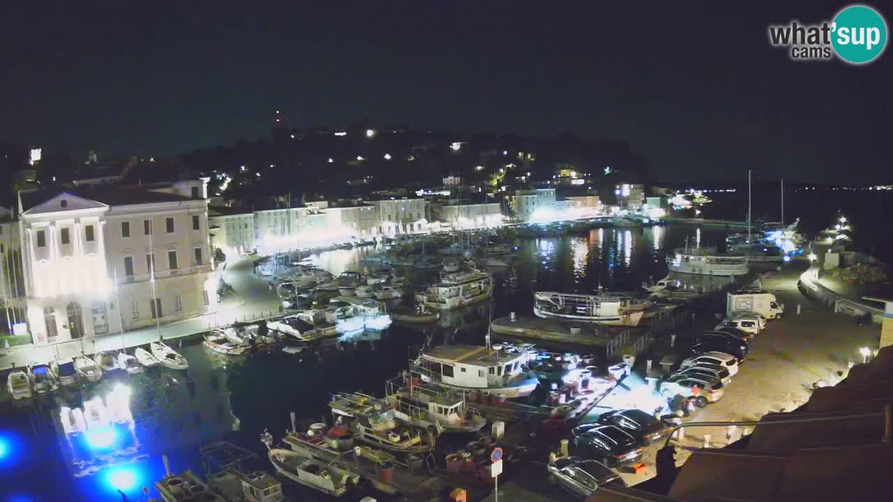 Live webcam da Pirano “Mandrač” – Splendida vista live da Villa Piranesi