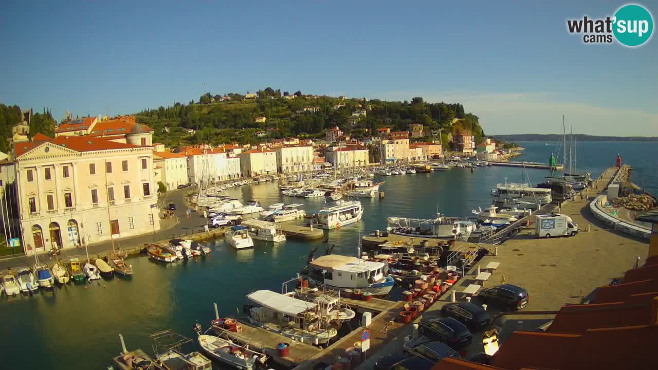 Cámara web en vivo desde Piran “Mandrač” – Increíble vista en vivo desde Villa Piranesi