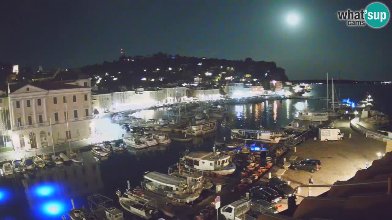 Live-Webcam aus Piran “Mandrač” – Erstaunliche Live-Ansicht von Villa Piranesi