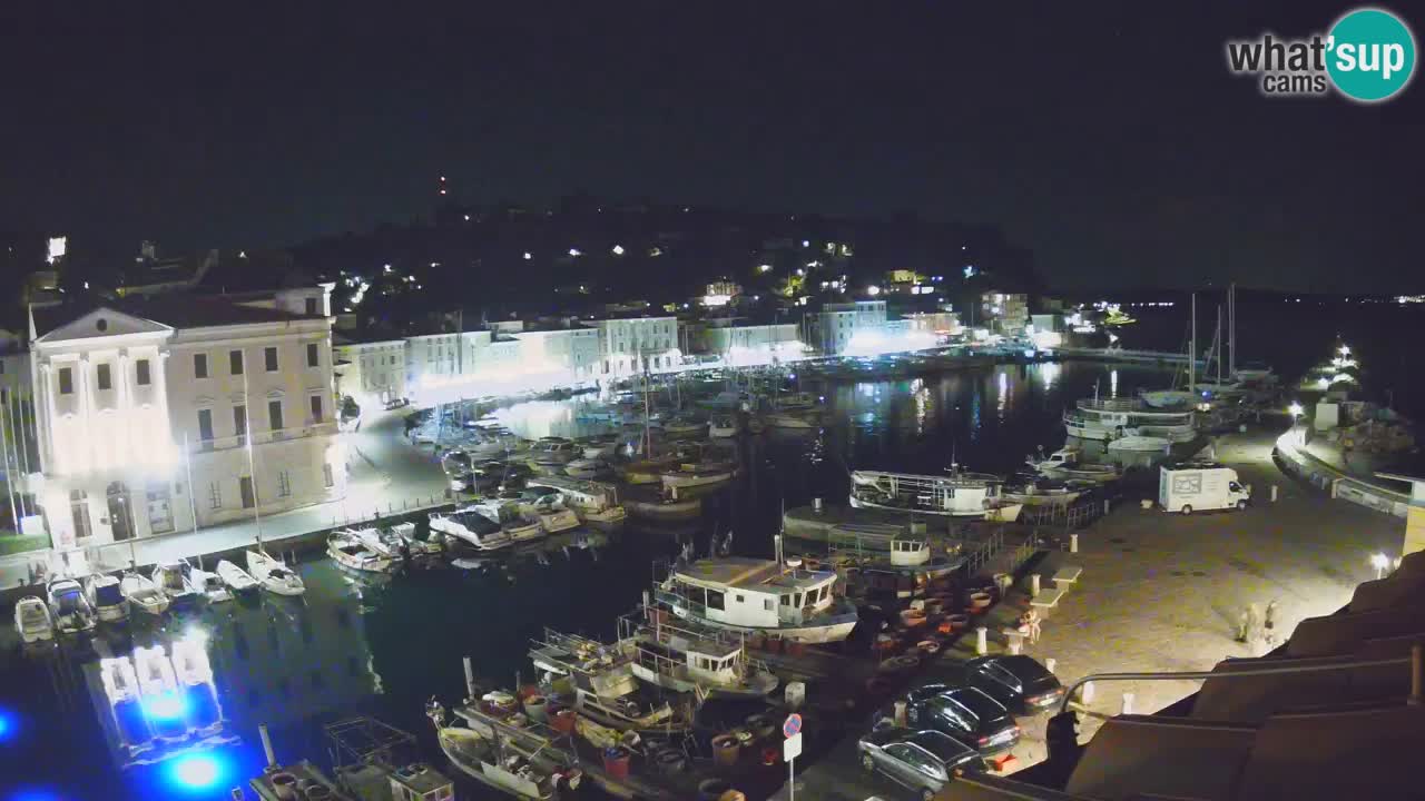 Live webcam from Piran “Mandrač” – Amazing live view from Villa Piranesi