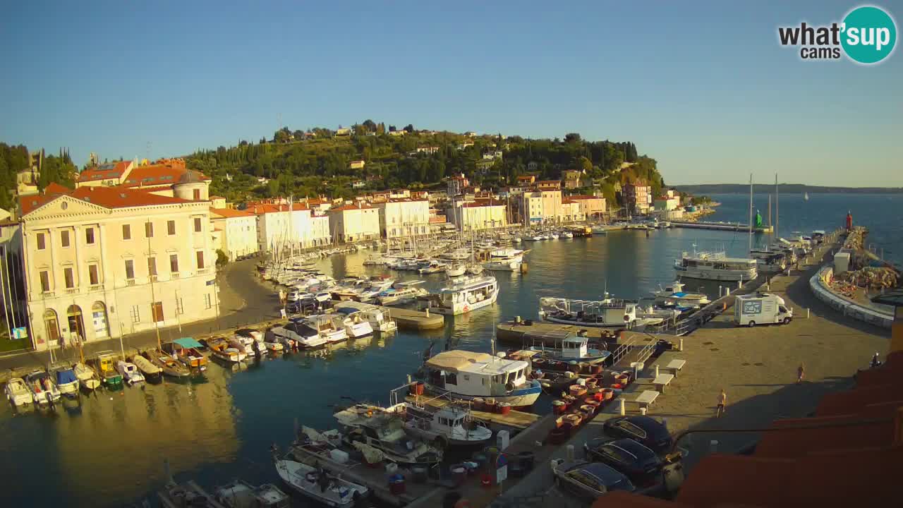 Cámara web en vivo desde Piran “Mandrač” – Increíble vista en vivo desde Villa Piranesi
