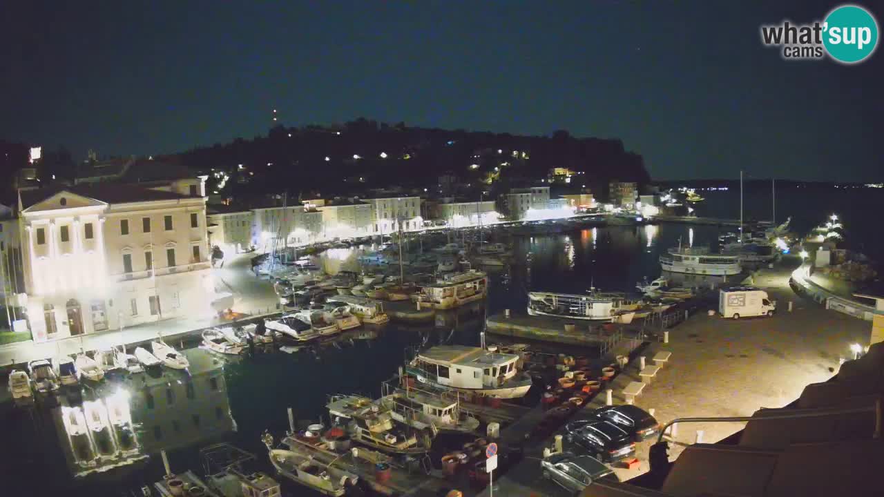 Live webcam da Pirano “Mandrač” – Splendida vista live da Villa Piranesi