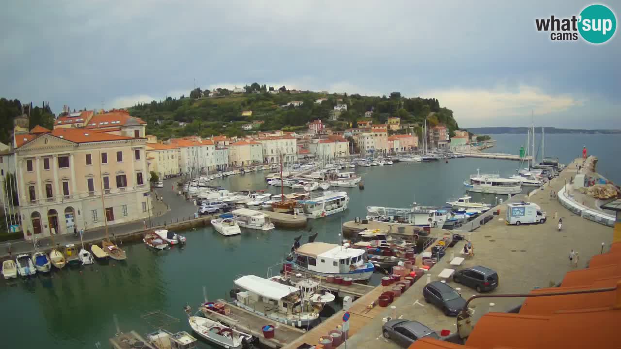Live-Webcam aus Piran “Mandrač” – Erstaunliche Live-Ansicht von Villa Piranesi