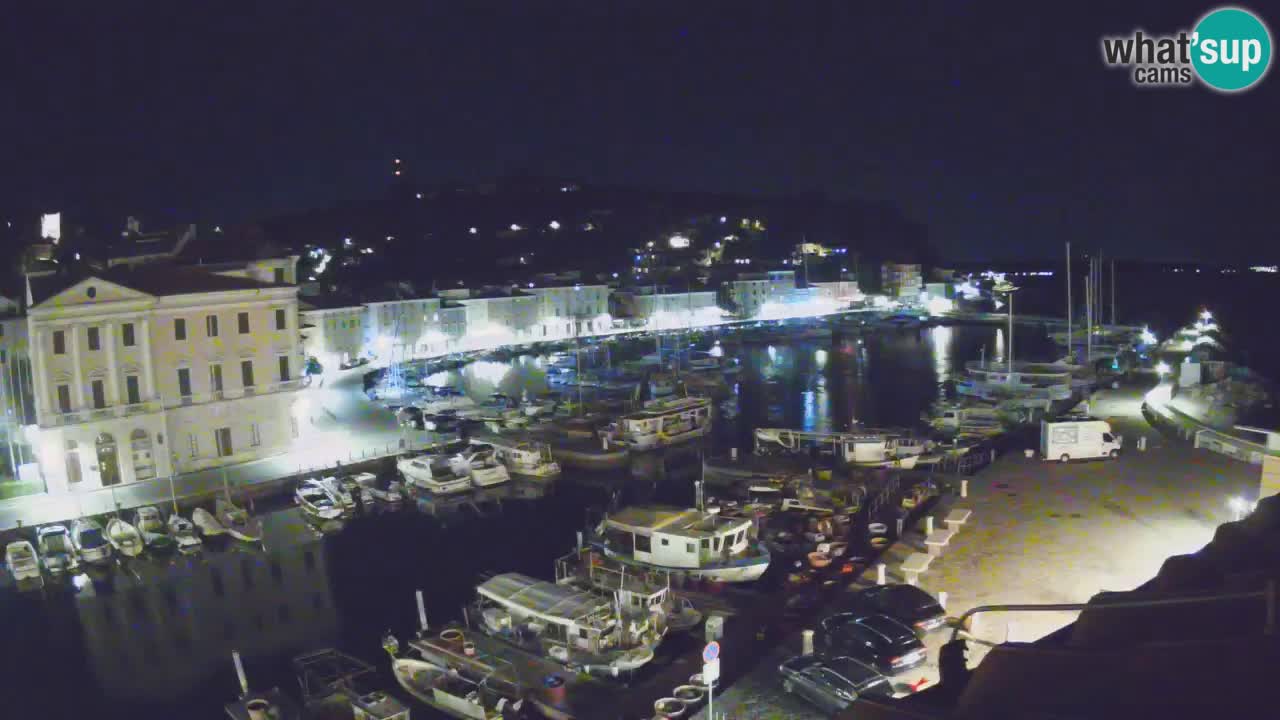 Live webcam da Pirano “Mandrač” – Splendida vista live da Villa Piranesi