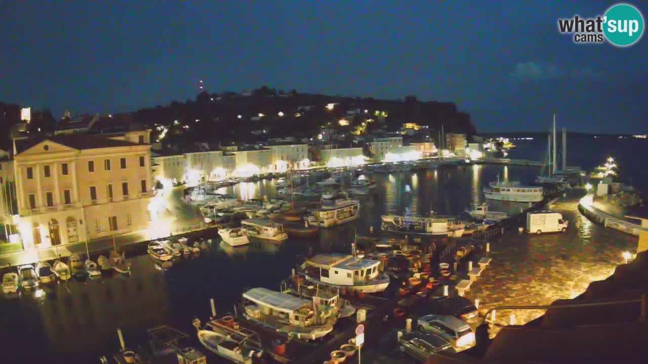 Live webcam da Pirano “Mandrač” – Splendida vista live da Villa Piranesi