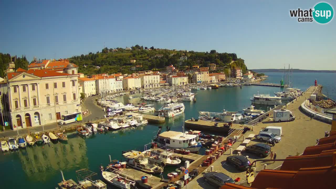 Live webcam from Piran “Mandrač” – Amazing live view from Villa Piranesi