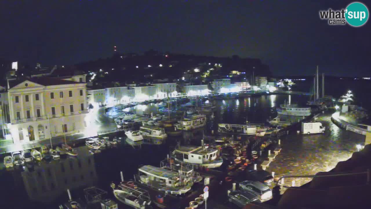 Live-Webcam aus Piran “Mandrač” – Erstaunliche Live-Ansicht von Villa Piranesi