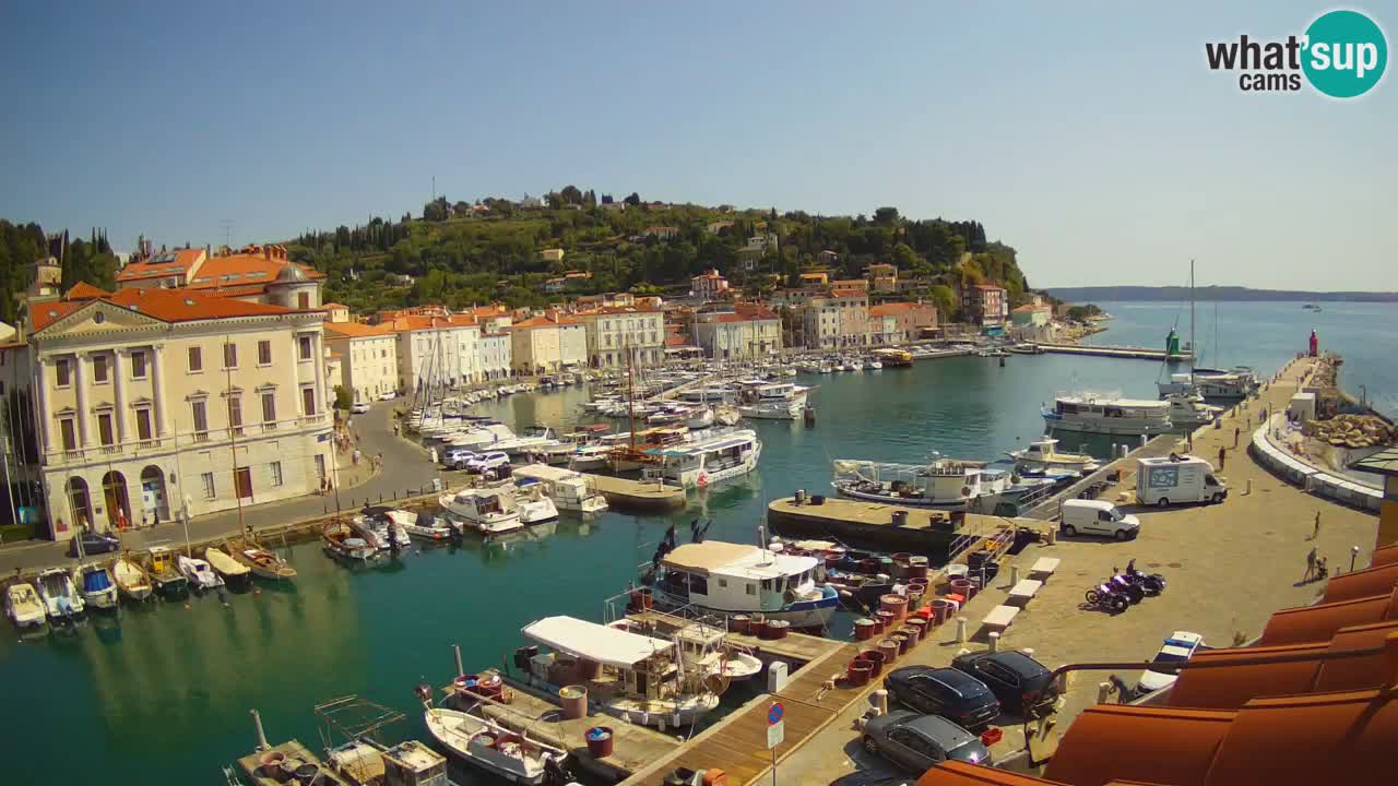 Cámara web en vivo desde Piran “Mandrač” – Increíble vista en vivo desde Villa Piranesi