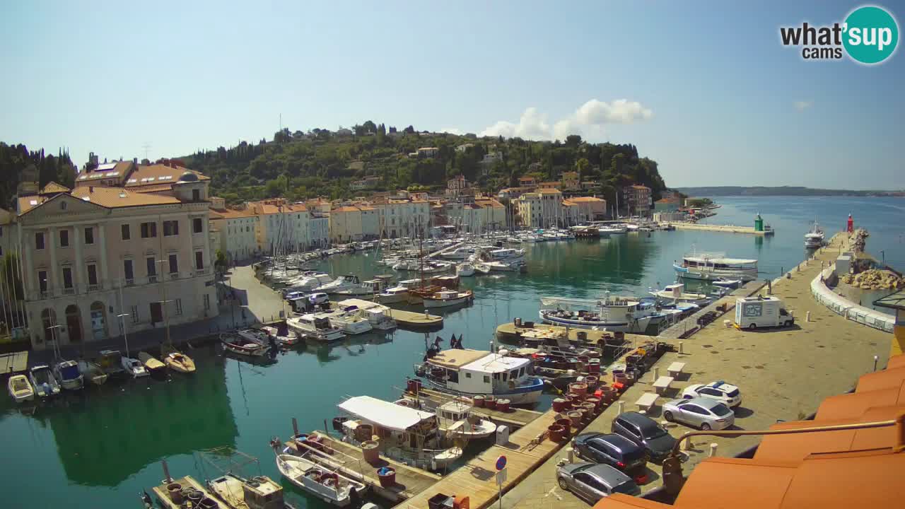 Live webcam from Piran “Mandrač” – Amazing live view from Villa Piranesi