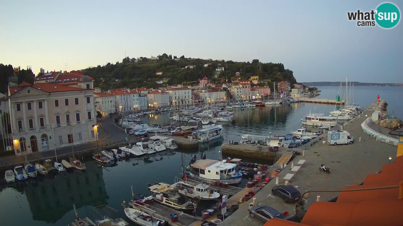 Live webcam from Piran “Mandrač” – Amazing live view from Villa Piranesi
