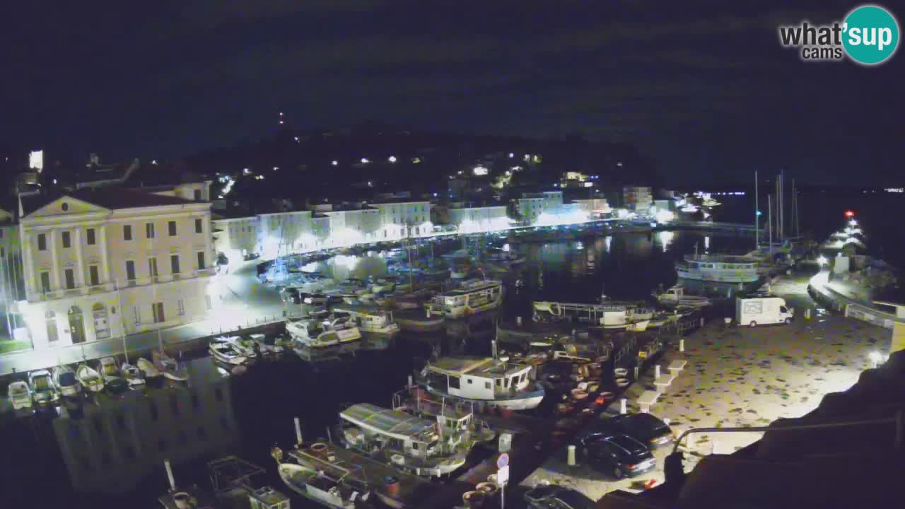Live webcam from Piran “Mandrač” – Amazing live view from Villa Piranesi