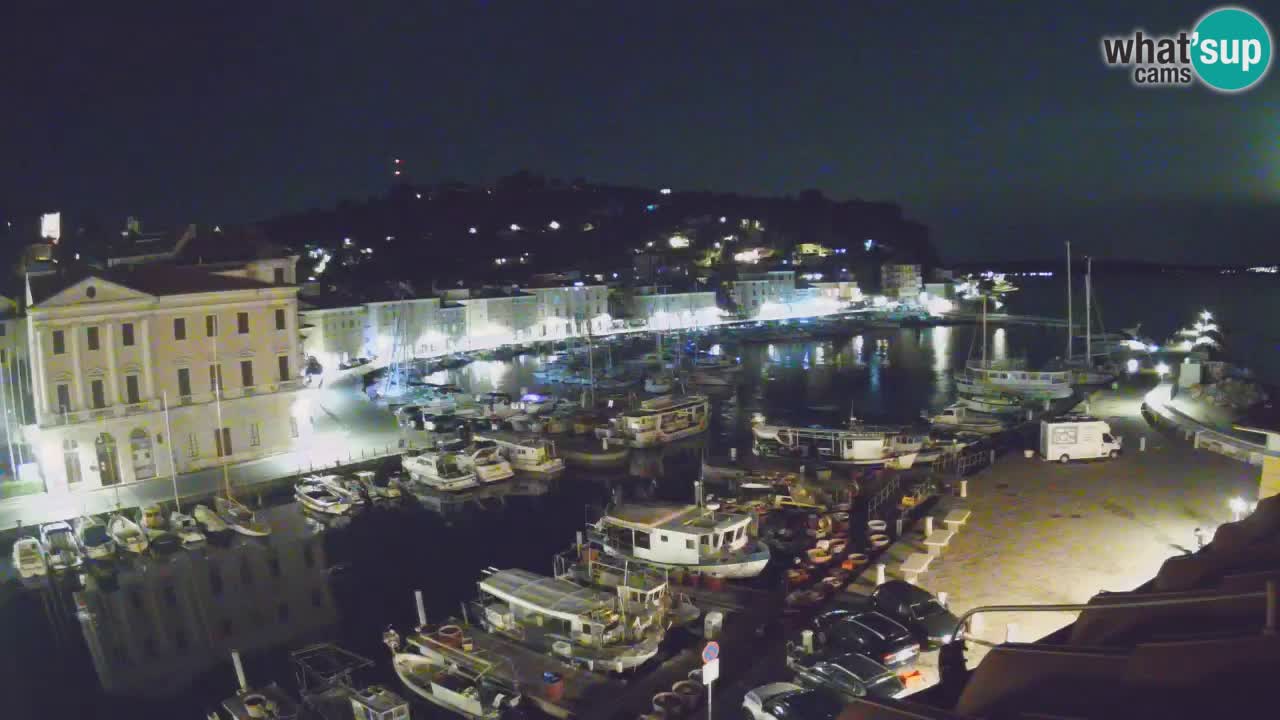 Live-Webcam aus Piran “Mandrač” – Erstaunliche Live-Ansicht von Villa Piranesi
