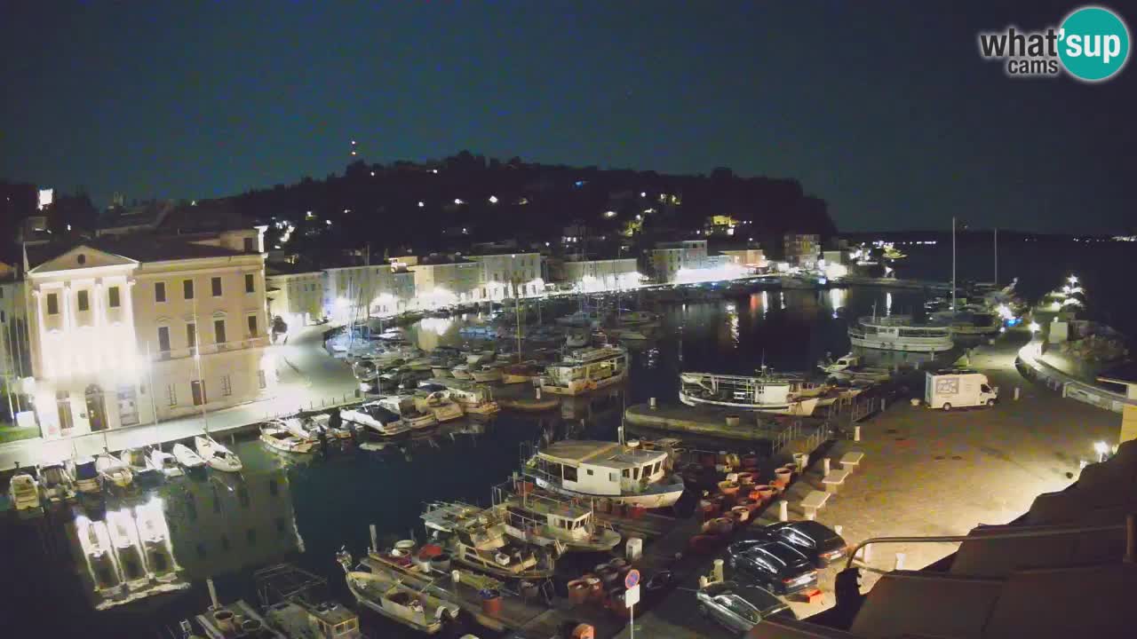 Live-Webcam aus Piran “Mandrač” – Erstaunliche Live-Ansicht von Villa Piranesi