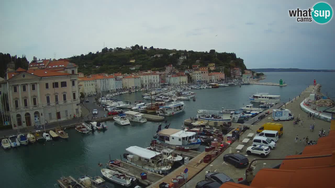 Live-Webcam aus Piran “Mandrač” – Erstaunliche Live-Ansicht von Villa Piranesi