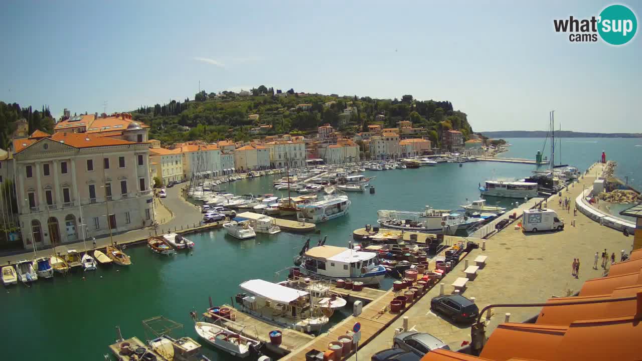 Live webcam from Piran “Mandrač” – Amazing live view from Villa Piranesi