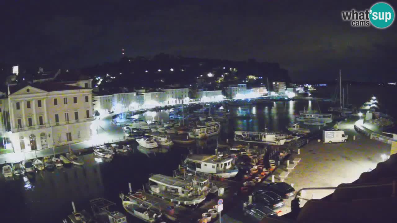 Live webcam da Pirano “Mandrač” – Splendida vista live da Villa Piranesi