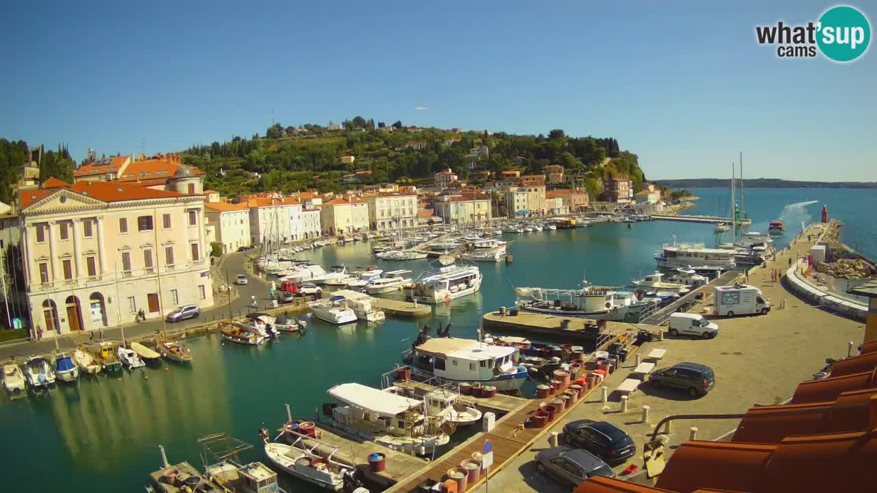 Cámara web en vivo desde Piran “Mandrač” – Increíble vista en vivo desde Villa Piranesi