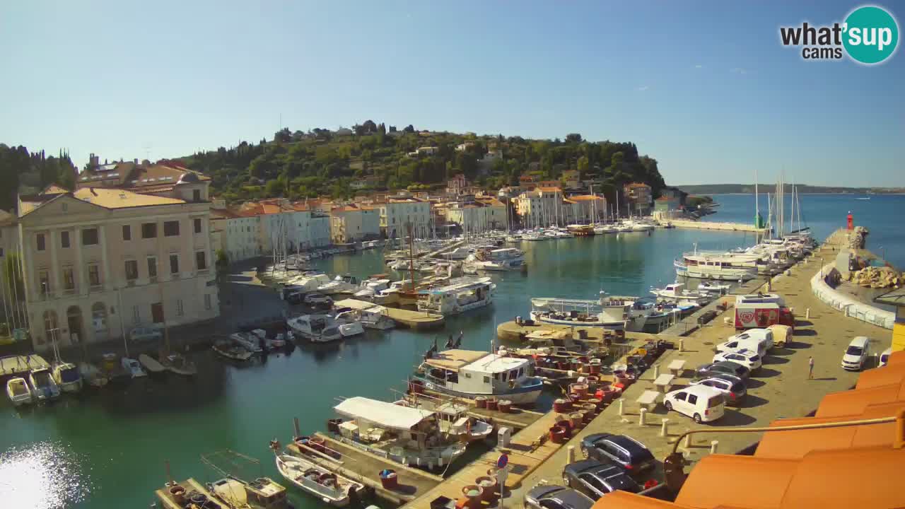Cámara web en vivo desde Piran “Mandrač” – Increíble vista en vivo desde Villa Piranesi
