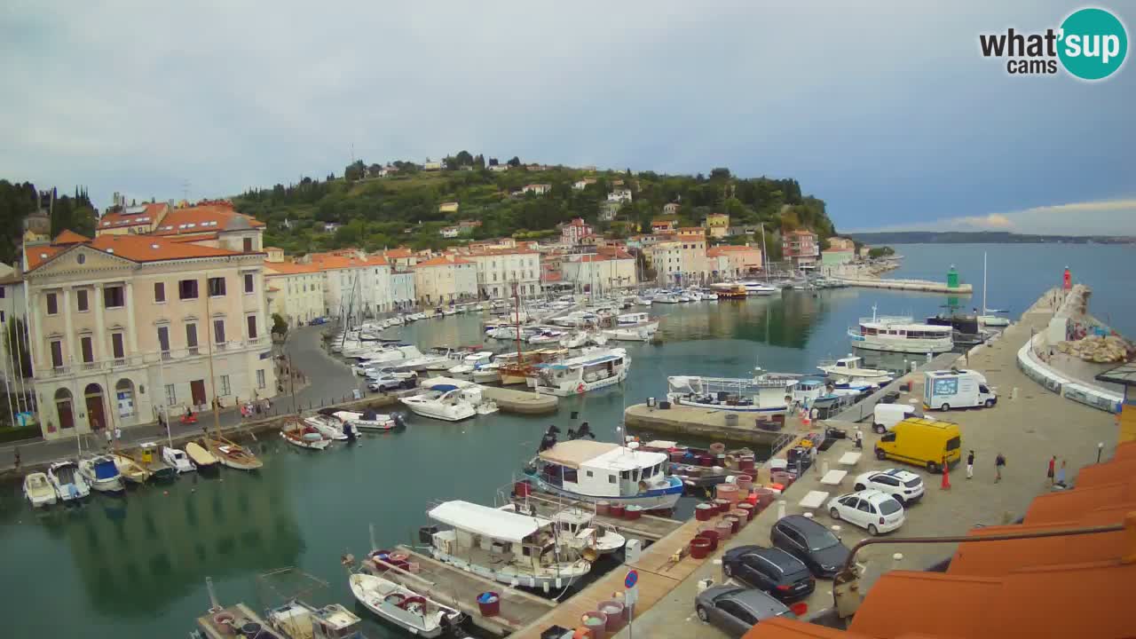 Live webcam from Piran “Mandrač” – Amazing live view from Villa Piranesi